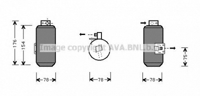 AVA QUALITY COOLING old292 -  Осушитель, кондиционер